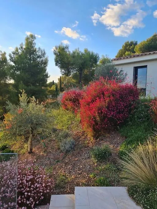 Villacadiere Vue Mer Et Vignes Piscine A Debordement Laouque Vila