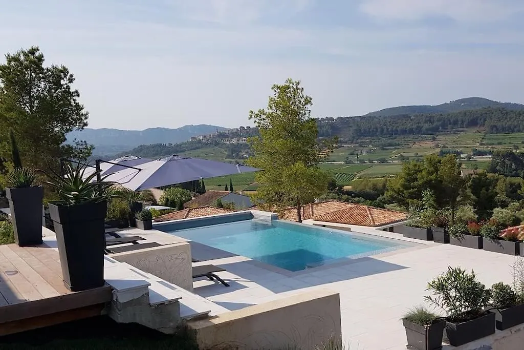 Villacadiere Vue Mer Et Vignes Piscine A Debordement Laouque France